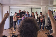 "La Banda Presidencial": Javier Milei ensayó para la presentación de su nuevo libro