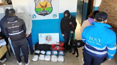 Secuestraron más de 10 kilos de Marihuana y detienen a tres personas