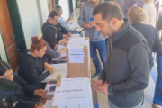 VOTÓ EDUARDO ANDRADA, CANDIDATO A DIPUTADO PROVINCIAL