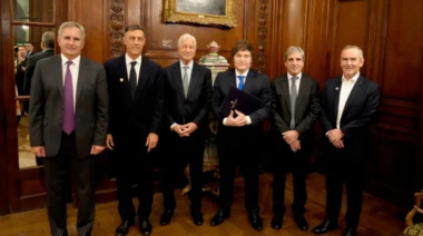 Milei participó de la cena del Consejo del JP Morgan junto a su CEO, Jamie Dimon