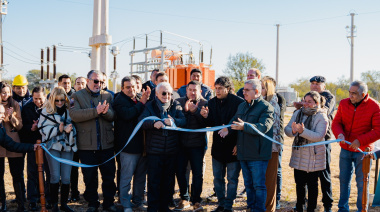 El Gobierno Provincial puso en funcionamiento una nueva infraestructura energética en Las Cañas