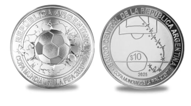 El Banco Central lanza una moneda conmemorativa por el Mundial 2026