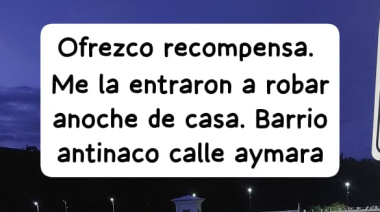 Vecinos del barrio Antinaco alertan por una seguidilla de robos