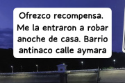 Vecinos del barrio Antinaco alertan por una seguidilla de robos