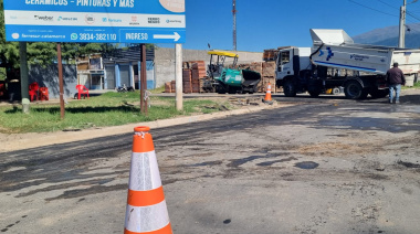 Finalizaron las obras de pavimentación y bacheo en el Loteo Sussex de Capital