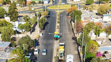 Se repavimentan avenidas en la Capital a través del Plan de Asfaltado Provincial