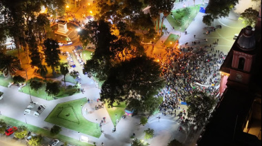 📍 Marcha policial frente a la Catedral