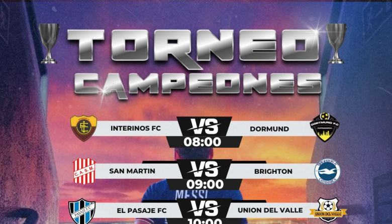 Lista la programación de la Liga de Potreros Masculinos