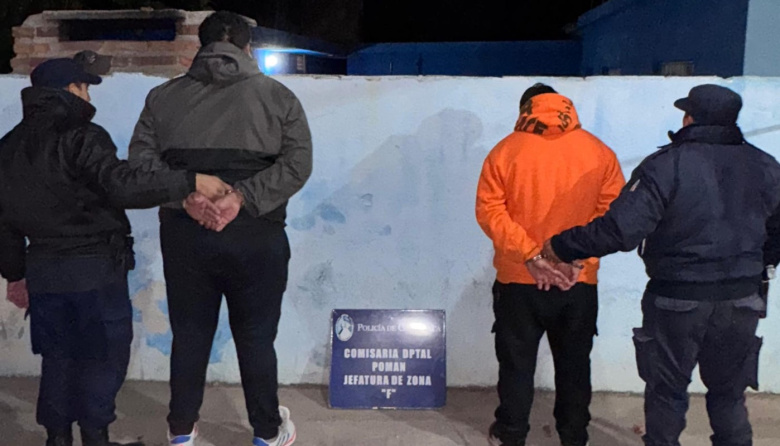 Dos jóvenes fueron arrestados en Pomán