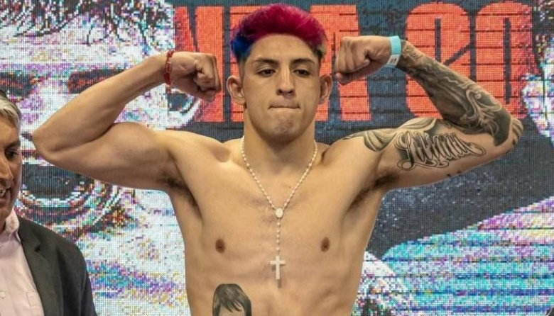 El "Pacman" Corzo venció la báscula y está listo para la guerra