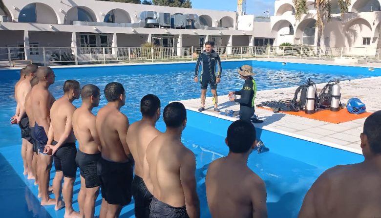 Buzos de la Dirección Bombero capacitaron participantes del “IX° Curso Básico Internacional de la Dirección de Operaciones Especiales Kuntur".