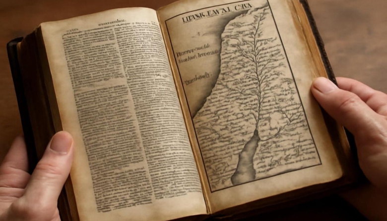 Un mapa bíblico al revés que transformó la percepción del mundo