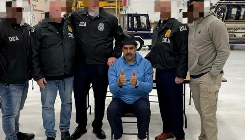 “Happy New Year”: Las primeras imágenes de Maduro detenido en Estados Unidos