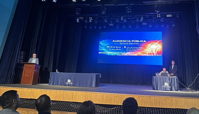 Realizaron audiencia pública por la actualización tarifaria de energía