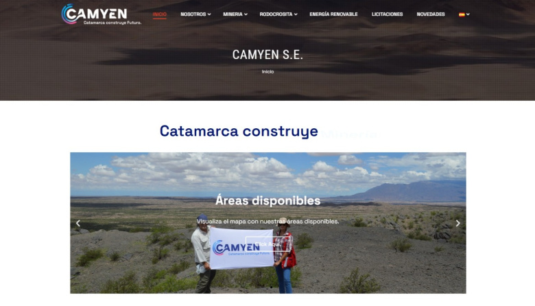 CAMYEN habilita plataforma digital para acceder a su cartera de propiedades mineras y asociarse