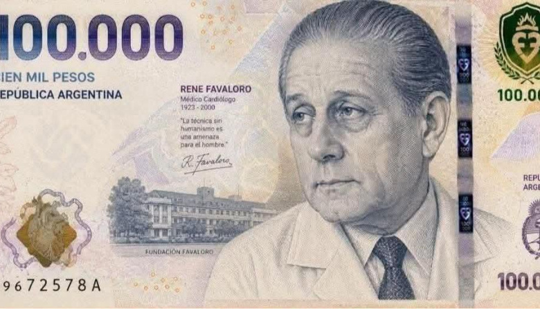 A PARTIR DE JUNIO COMENZARÁ A CIRCULAR EL NUEVO BILLETE DE $ 100.000.