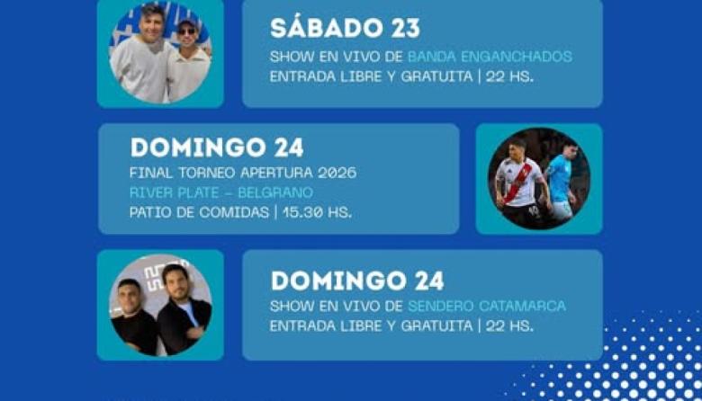 ¡YA TENÉS PLAN PARA EL FINDE XL EN CATAMARCA!