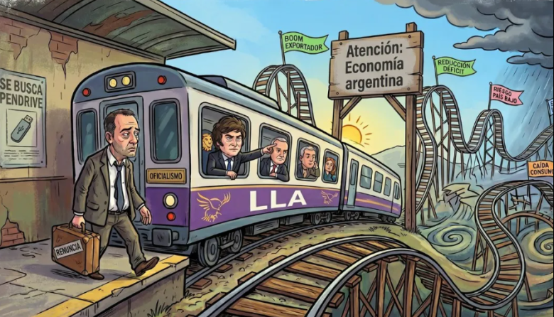 Fin de ciclo para Adorni bajo una economía que emite señales confusas