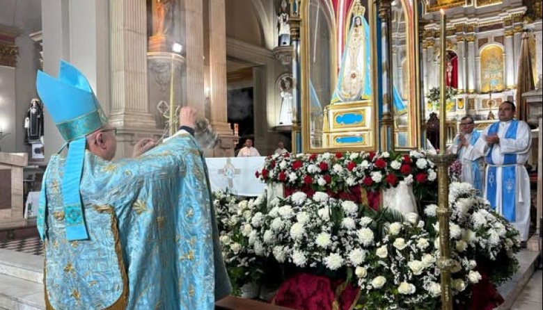 Misa y procesión en el cierre de la Fiesta de la Protección a 22 años del sismo