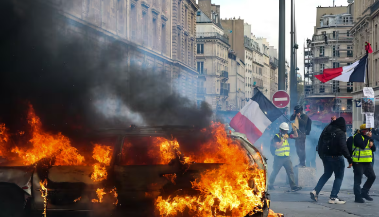 “Fue un caos, fue de película”, el relato de un rosarino en medio de los disturbios franceses