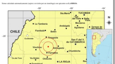 La Rioja sufrió un fuerte temblor que hasta se sintió en Catamarca