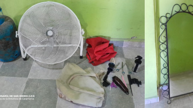 Un hombre fue aprehendido y elementos de dudosa procedencia incautados