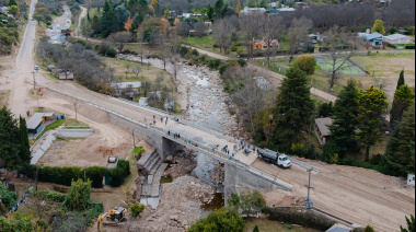 El puente del Río Las Juntas, a punto de ser una realidad
