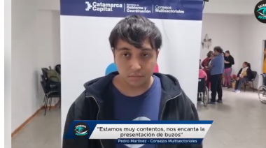 Presentación de buzos: Pedro Martínez destaca la importancia de la inclusión en actividades culturales