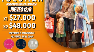 🎁👨‍👧‍👦 ¡Festejá el Día del Padre con un TOUR DE COMPRAS inolvidable! 👔🛍️