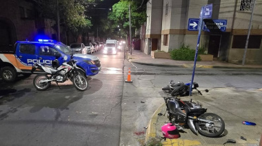 Mujer lesionada en un siniestro vial