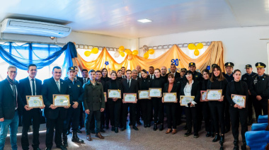 Acto por el Vigésimo Aniversario de la Dirección Relaciones Institucionales de la Policía de la Provincia