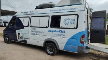 El Registro Civil dice presente en la Fiesta del Poncho con su Móvil de Documentación Rápida