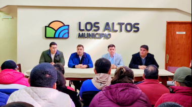 Encuentro constructivo entre el Intendente Raúl Barot y productores de tabaco
