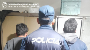 Dos personas fueron aprehendidas y un cuchillo incautado