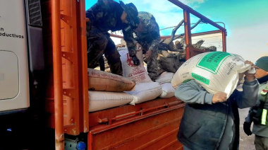 Apoyo a productores ganaderos de Laguna Blanca tras el temporal