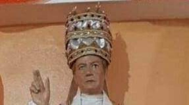 Triduo en honor de San Pío X  en el barrio Libertador II