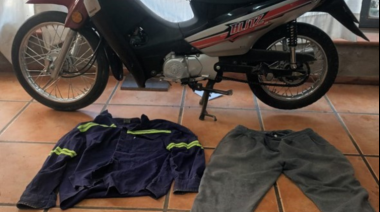 Se llevó una hormigonera y terminó detenido
