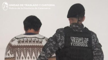 Transladan a un masculino al Servicio Penitenciario Provincial
