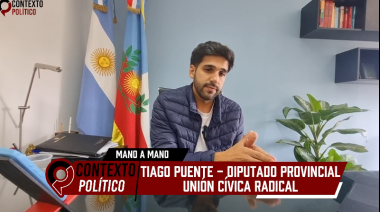 Tiago Puente, mano a mano en Contexto Político: “No nos vamos a quedar callados”