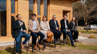 Inauguran una planta de fabricación de viviendas sustentables en El Pantanillo