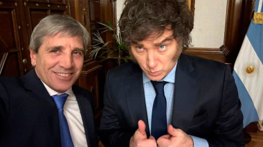 Luis Caputo mostró sus chats con Milei para desmentir una pelea