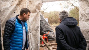 Gobierno coordina asistencia tras temporal en el Este provincial