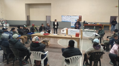 Jornada sobre esquila y mantenimiento de maquinarias en Laguna Blanca