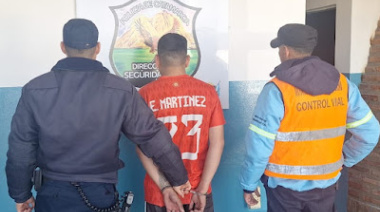 Fue detenido en un control vehicular en El Portezuelo