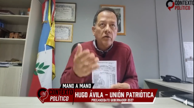 Hugo Ávila mostró el recibo de sueldo de su esposa y expuso las mansiones de Dusso, Ferreyra y Zampieri