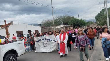 Cierre de las fiestas patronales en honor  de la Santa Cruz en el norte capitalino