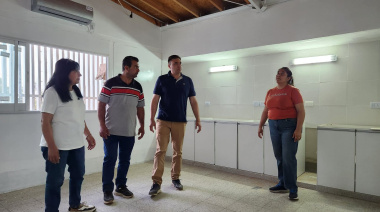 Etapa final de la obra del Centro de Desarrollo Infantil en Barrio Obrero Los Altos.