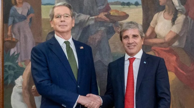 Luis Caputo llegó a Estados Unidos para reunirse con el secretario del Tesoro, Scott Bessent