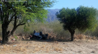 SE MATÓ EN UN TERRIBLE VUELCO