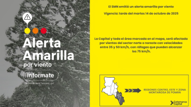 Rige la alerta amarilla